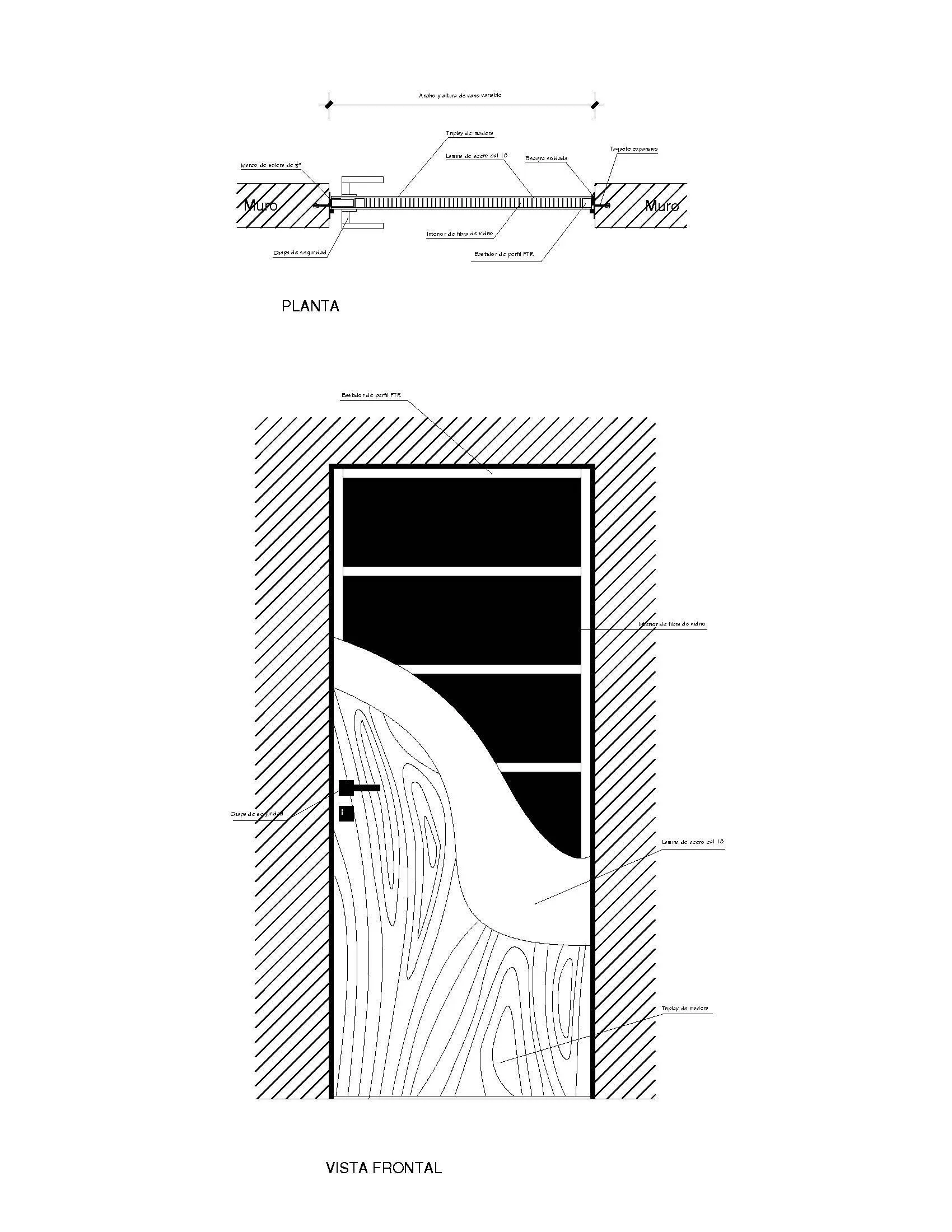 Fabricamos Puertas en madera y sus derivados